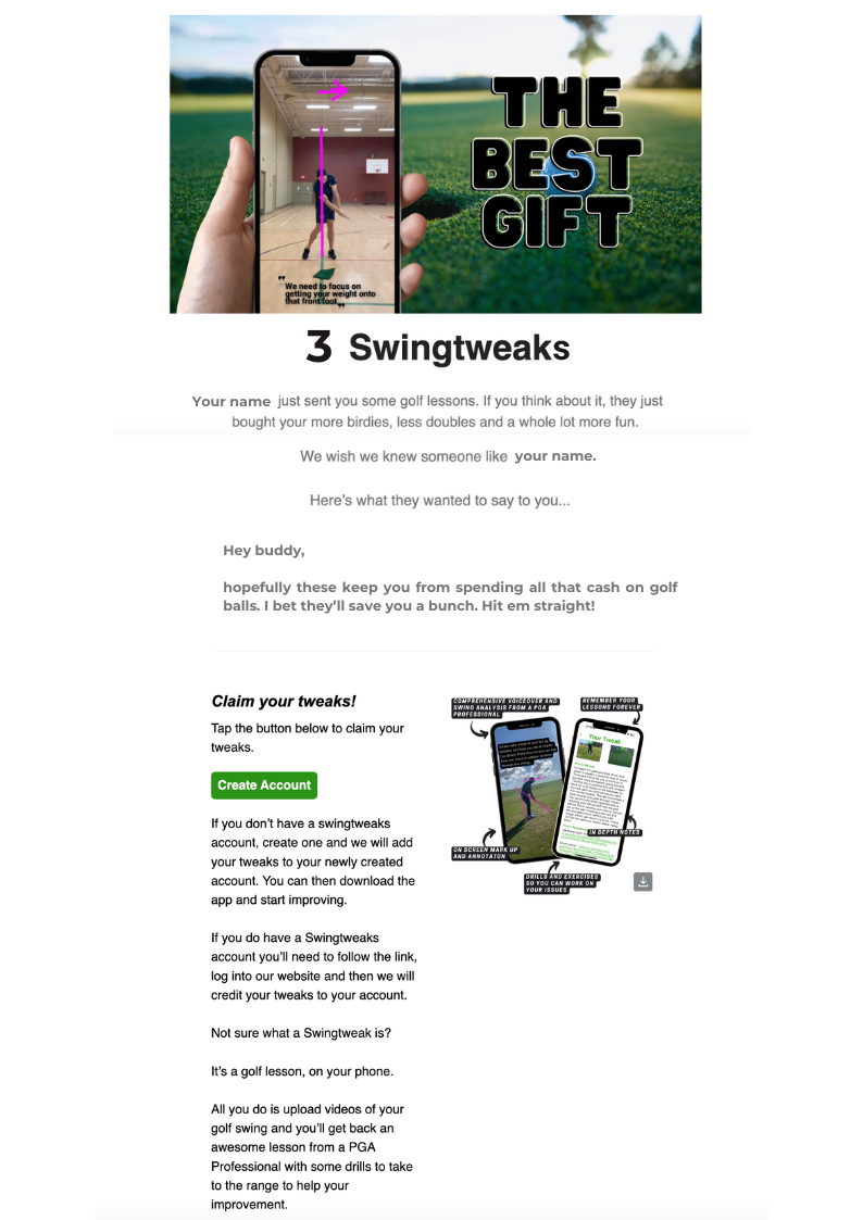 Swingtweaks 3 Giftpack